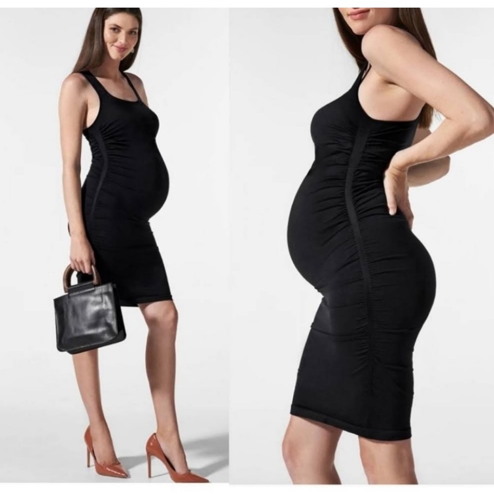 Blanqi Maternity Racer Back Tank Dress